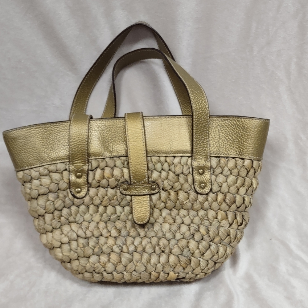 J Crew Straw Tote bag